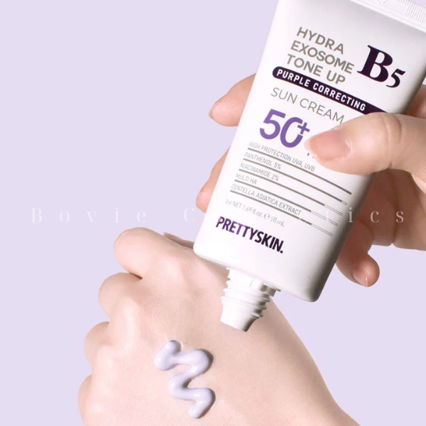 Kem Chống Nắng PrettySkin Sun Cream SPF 50+ PA++++ Hydra B5 Exosome Tone Up - Treatment - Oil Control