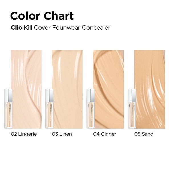 Kem Che Khuyết Điểm Clio Kill Cover Founwear Concealer 6g