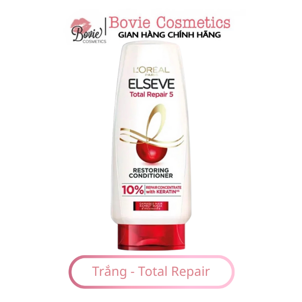 Dầu Xả L'Oreal Paris Phục Hồi Hư Tổn, Ngăn Gãy Rụng Tóc, Bảo Vệ Màu Tóc Nhuộm 280ml