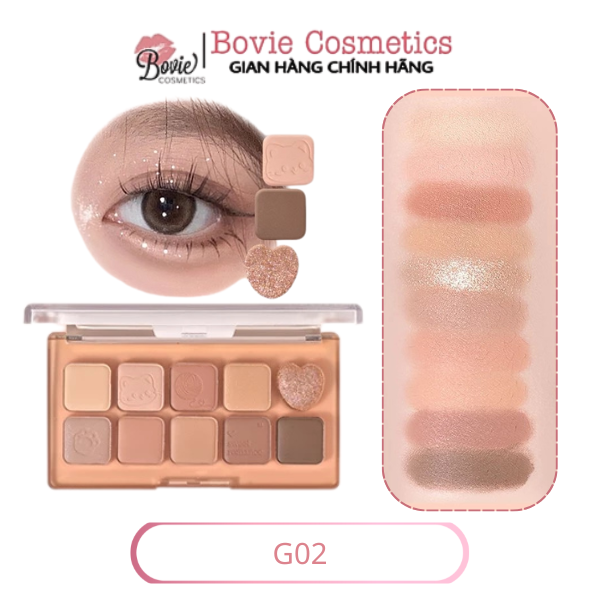 Bảng Phấn Mắt 10 Ô Gogo Tales Sweet Misty Eyeshadow Palette