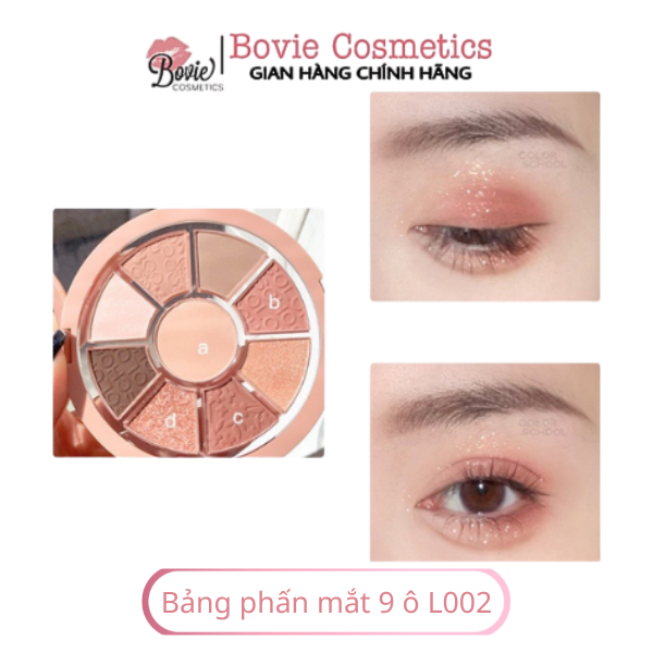 Bảng Phấn Mắt 9 ô Color School Vitality Pocket Eyeshadow Palette
