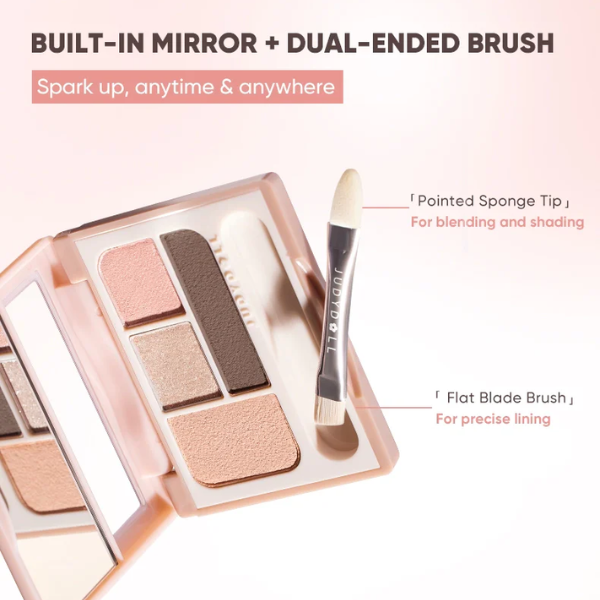 Bảng mắt Judydoll 4 ô kèm bắt sáng JudydoLL Under Eyeshadow Palette 3.2g