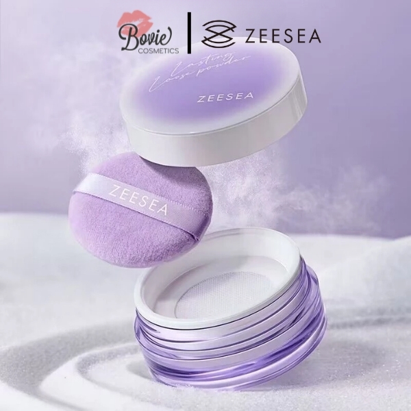 Phấn Phủ Dạng Bột ZEESEA Vỏ Tím Pastel Light And Soft Loose Powder