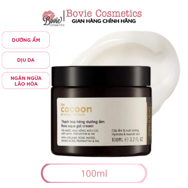 Thạch hoa hồng dưỡng ẩm Cocoon