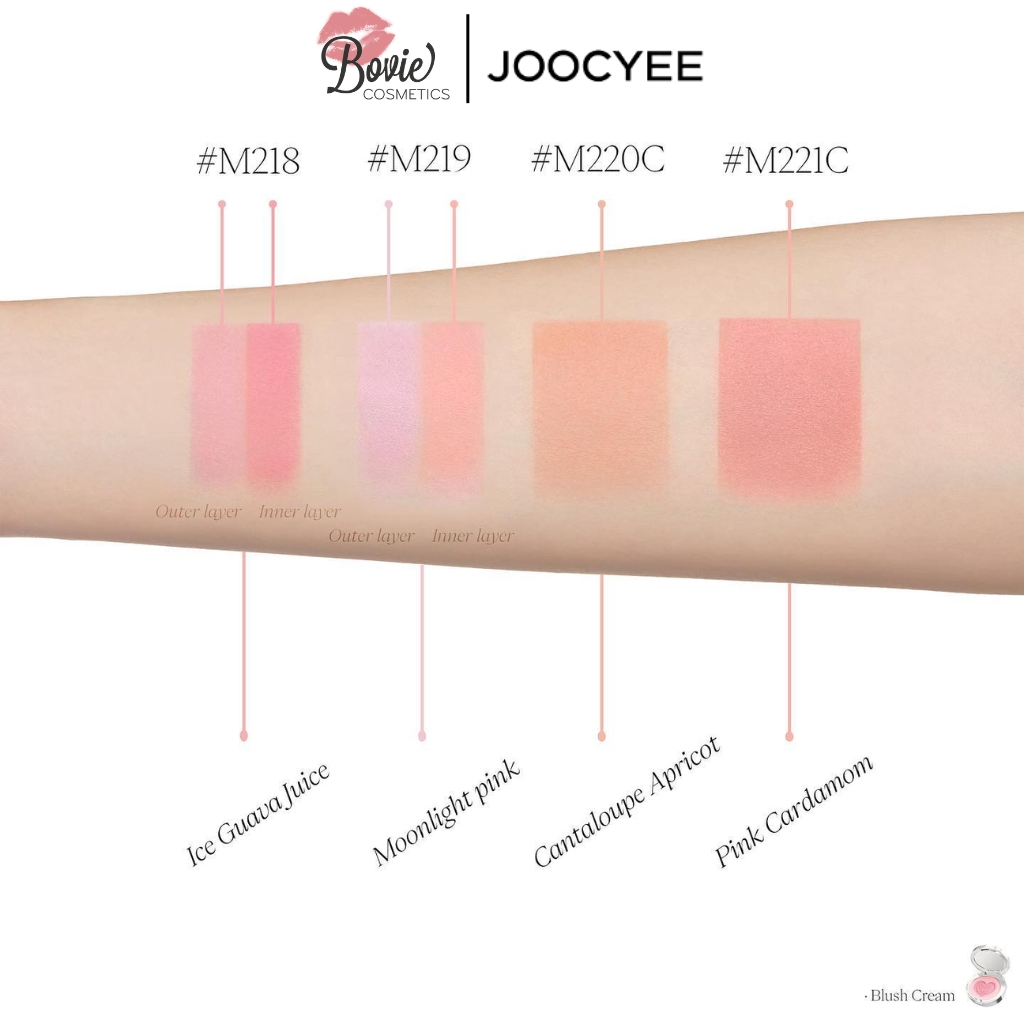 Má hồng dạng kem Joocyee x Chupa Chups Blush Cream