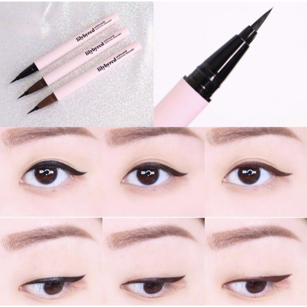 Bút Kẻ Mắt Nước Lilybyred Siêu Mảnh, Chống Trôi am9 to pm9 Survival Pen Liner