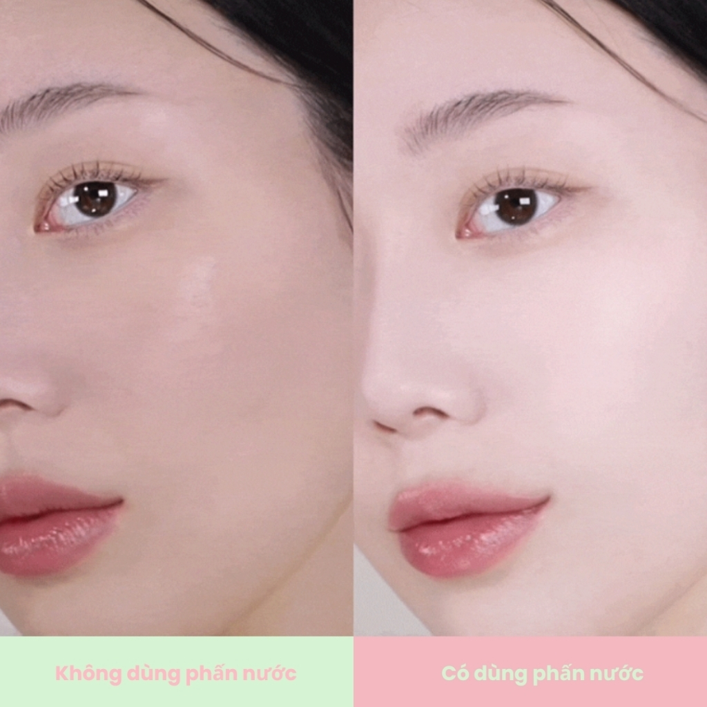 Phấn Nước Nâng Tông Thuần Chay Lilybyred Dual Light Tone Up Cushion 12g