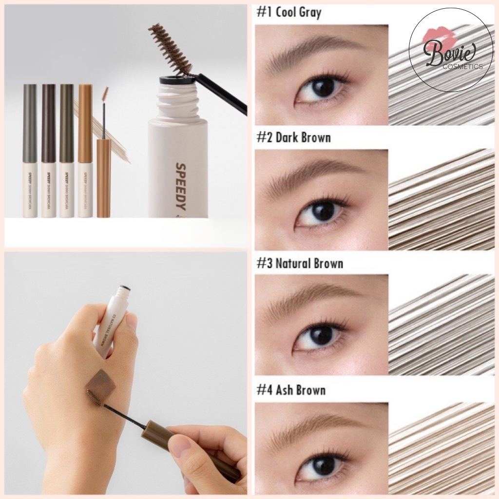 Mascara Chân Mày Peripera Có Màu Speedy Skinny Brow Mascara 3g