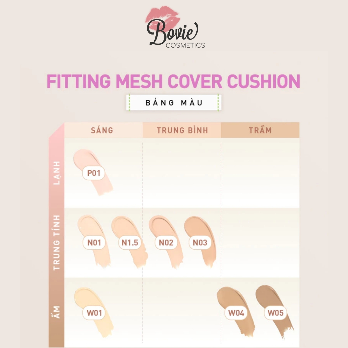 Phấn Nước Trang Điểm 3CE Fitting Mesh Cover Cushion