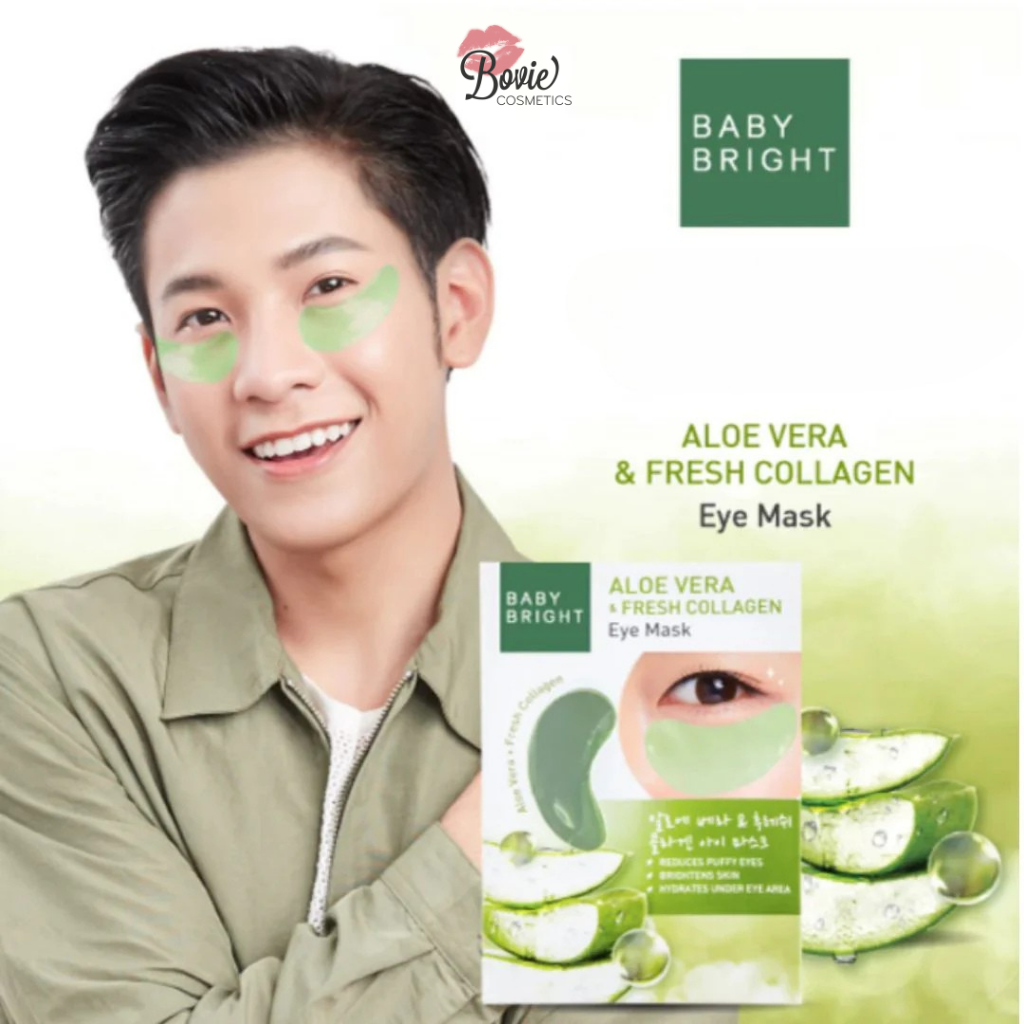 Mặt Nạ Lô Hội Và Collagen Mắt Baby Bright Aloe Vera & Fresh Collagen Eye Mask