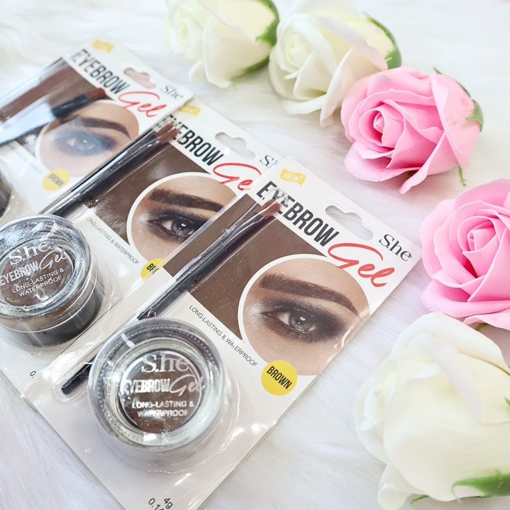 Gel Kẻ Lông Mày Lâu Trôi S.he Eyebrow Long Lasting Gel EG-104