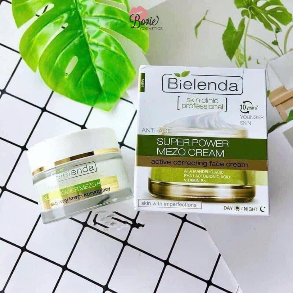 Kem Dưỡng Bielenda Super Power Mezo Skin Clinic Correcting Sáng Da, Mờ Thâm