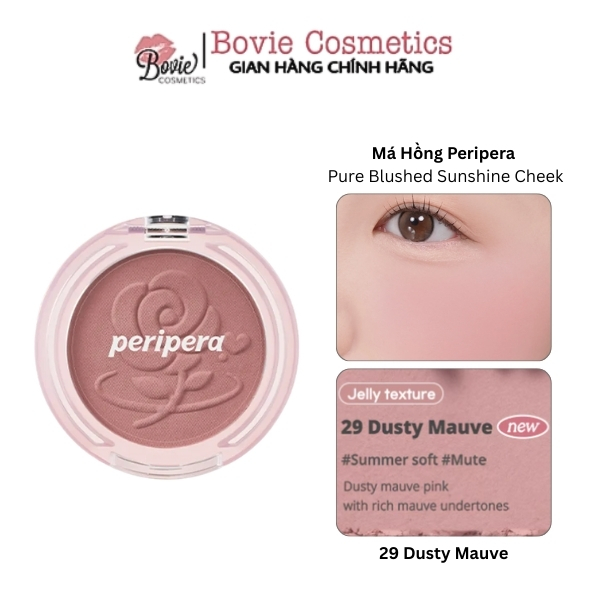 Phấn Má hồng Peripera Pure Blushed Sunshine Cheek 4.2g