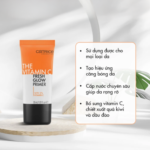 Kem Lót Kiềm Dầu, Dưỡng Ẩm, Làm Đều Màu Da Catrice Primer 30ml