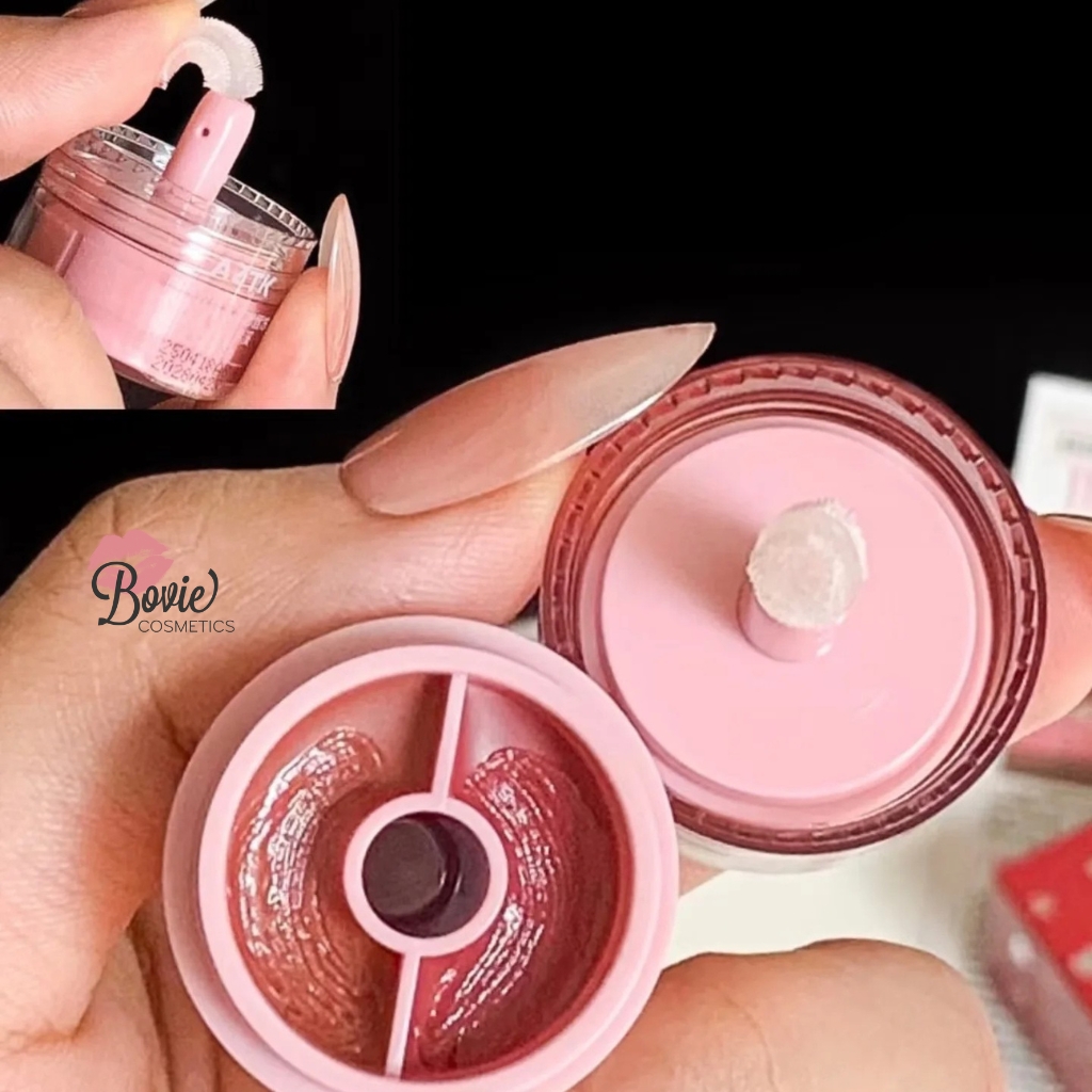 Son Bóng AZTK Carry Me Duo-Color Glow Lasting Lip Jello 2.5g + 2.5g (Kèm quà)