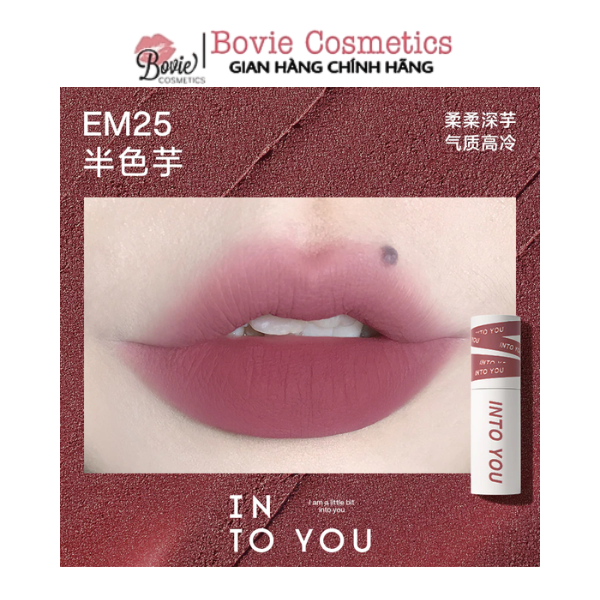 Son Kem Bùn & Má Hồng Mịn Môi Lâu Trôi Into You Shero Super Matte Lip & Cheek Mud 2g