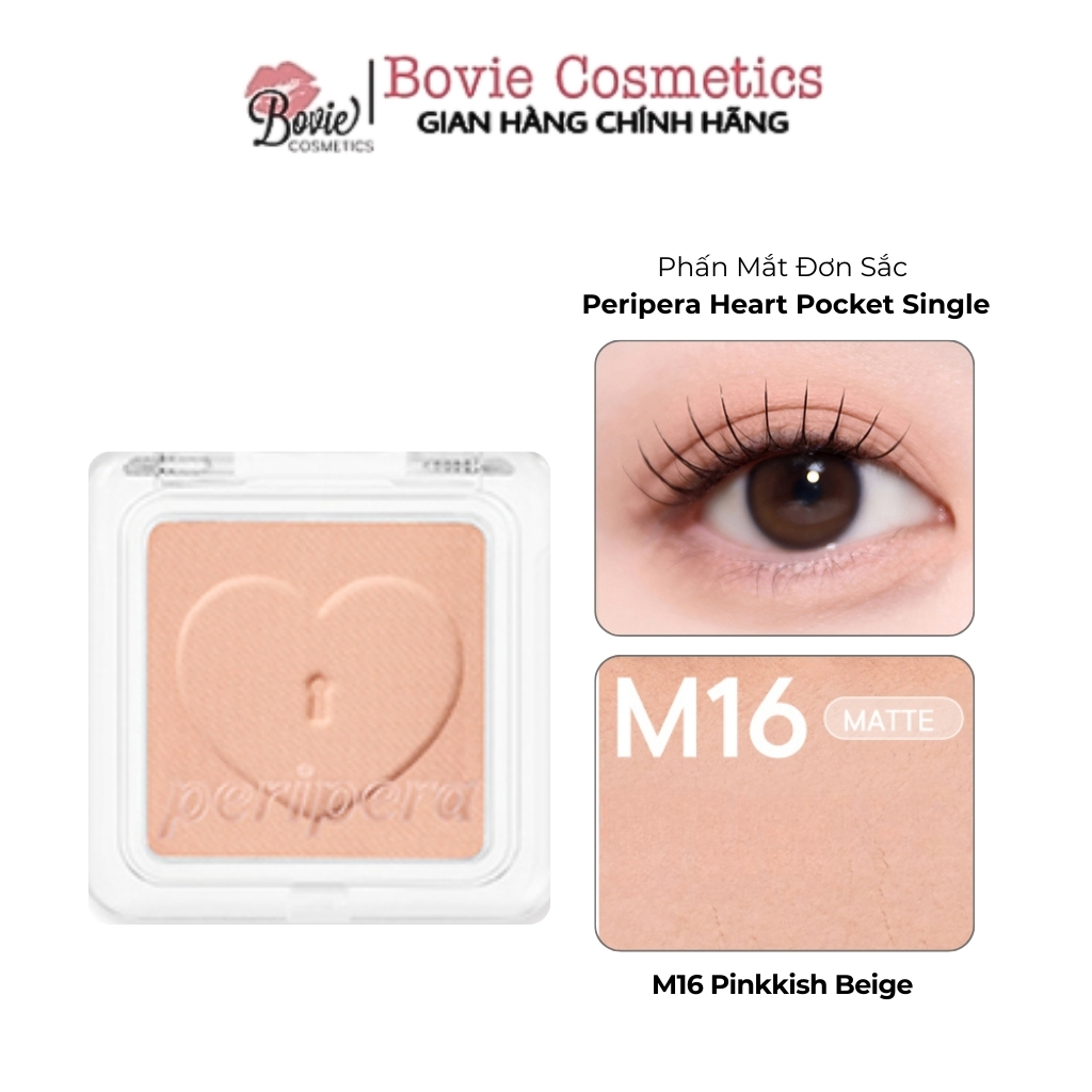[PERIPERA] Phấn Mắt Đơn Tiện Lợi PERIPERA Heart Pocket Single