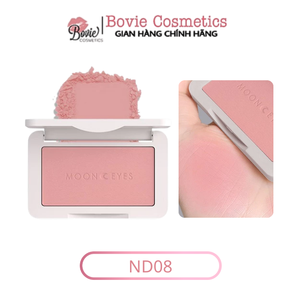 Phấn má hồng Moon Eyes / MoonEyes Color dạng bột mịn tạo khối trang điểm tự nhiên lâu trôi