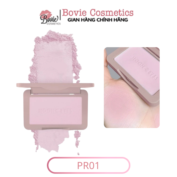 Phấn má hồng Moon Eyes / MoonEyes Color dạng bột mịn tạo khối trang điểm tự nhiên lâu trôi