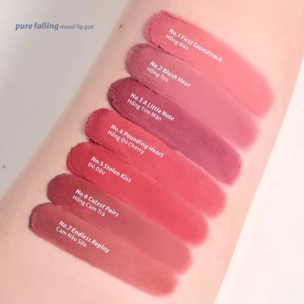 Son Bùn Dạng Hũ Dearmay Pure Falling Mood Lip Pot 6.5g