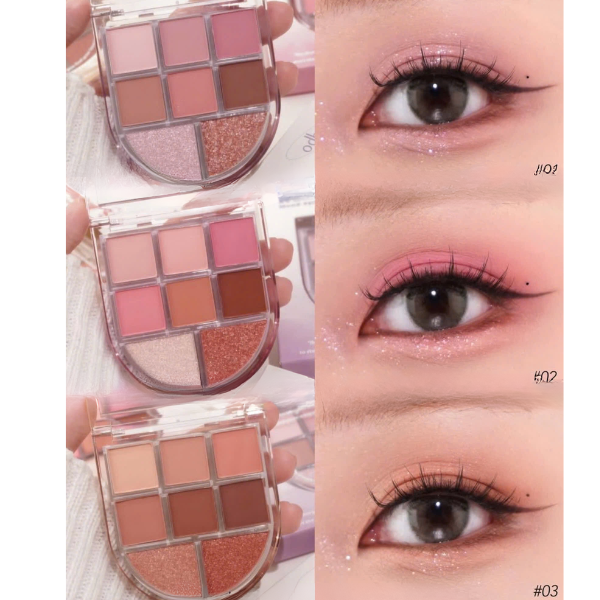 Bảng Phấn mắt 8 Ô Odbo Romance Mood Eye Palette OD2023