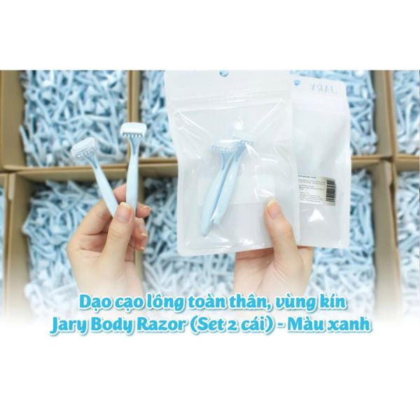 Set 2 Cái Dao Cạo Lông Toàn Thân, Vùng Kín Jary Body Razor
