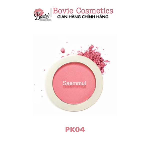 Phấn má hồng mềm mịn lâu trôi the SAEM Saemmul Single Blusher (5g)
