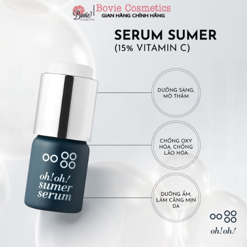 Serum oh!oh! Dưỡng Sáng Da, Giảm Thâm Nám Skin Health Serum (with 20% Niacinamide & 2% Acetyl Glucosamine)