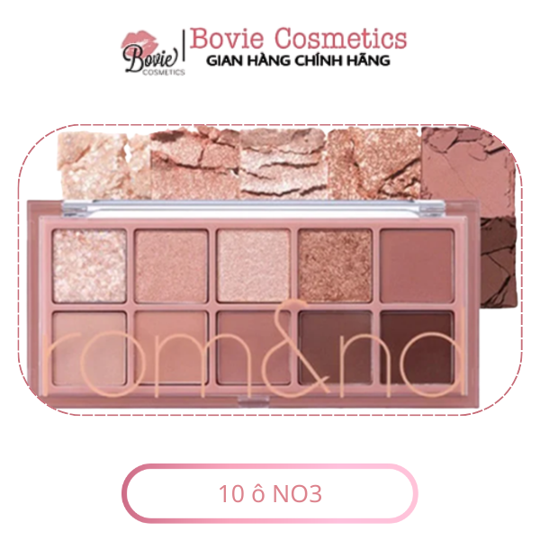 Bảng Phấn Mắt 10 Ô Siêu Lấp Lánh Romand Better Than Eye Palette