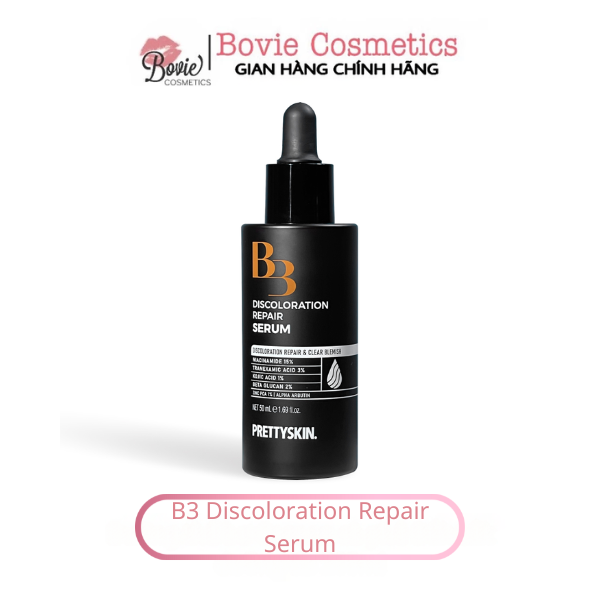 Tinh Chất Dưỡng Da Hỗ Trợ Làm Trắng Sáng Mờ Thâm Pretty Skin B3 Discoloration Repair Serum