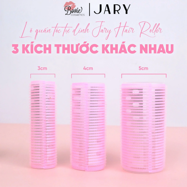 LÔ QUẤN TÓC TỰ DÍNH JARY HAIR ROLLER NHIỀU SIZE ( Màu ngẫu nhiên )