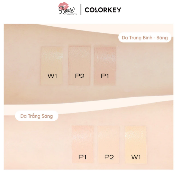 Kem Nền Mỏng Nhẹ, Lâu Trôi, Dành Cho Da Dầu Colorkey Long Lasting Flawless Liquid Foundation 30g