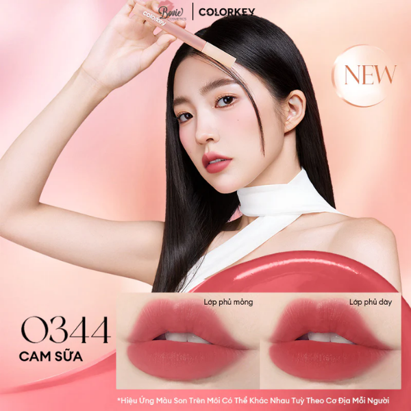 Son Kem Lì Siêu Mịn Môi Colorkey Soft Matte Water Tint 1.8g