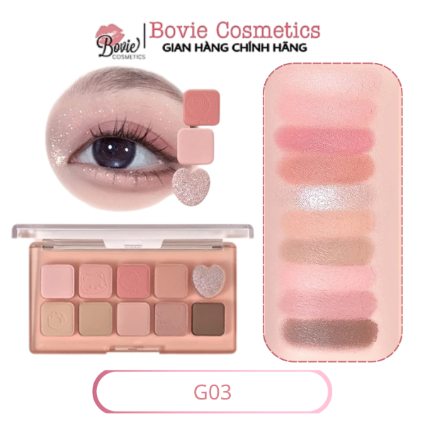 Bảng Phấn Mắt 10 Ô Gogo Tales Sweet Misty Eyeshadow Palette