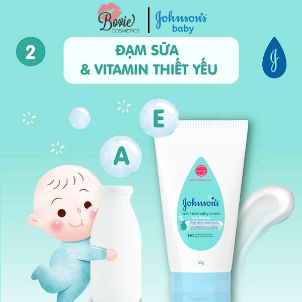 Kem Dưỡng Ẩm Mặt Và Cơ Thể Johnson's Baby Face & Body