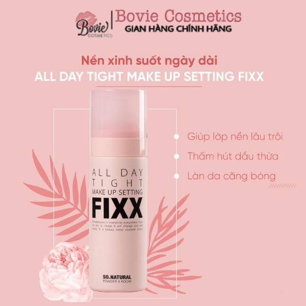 Xịt Makeup So Natural All Day Tight Fixx