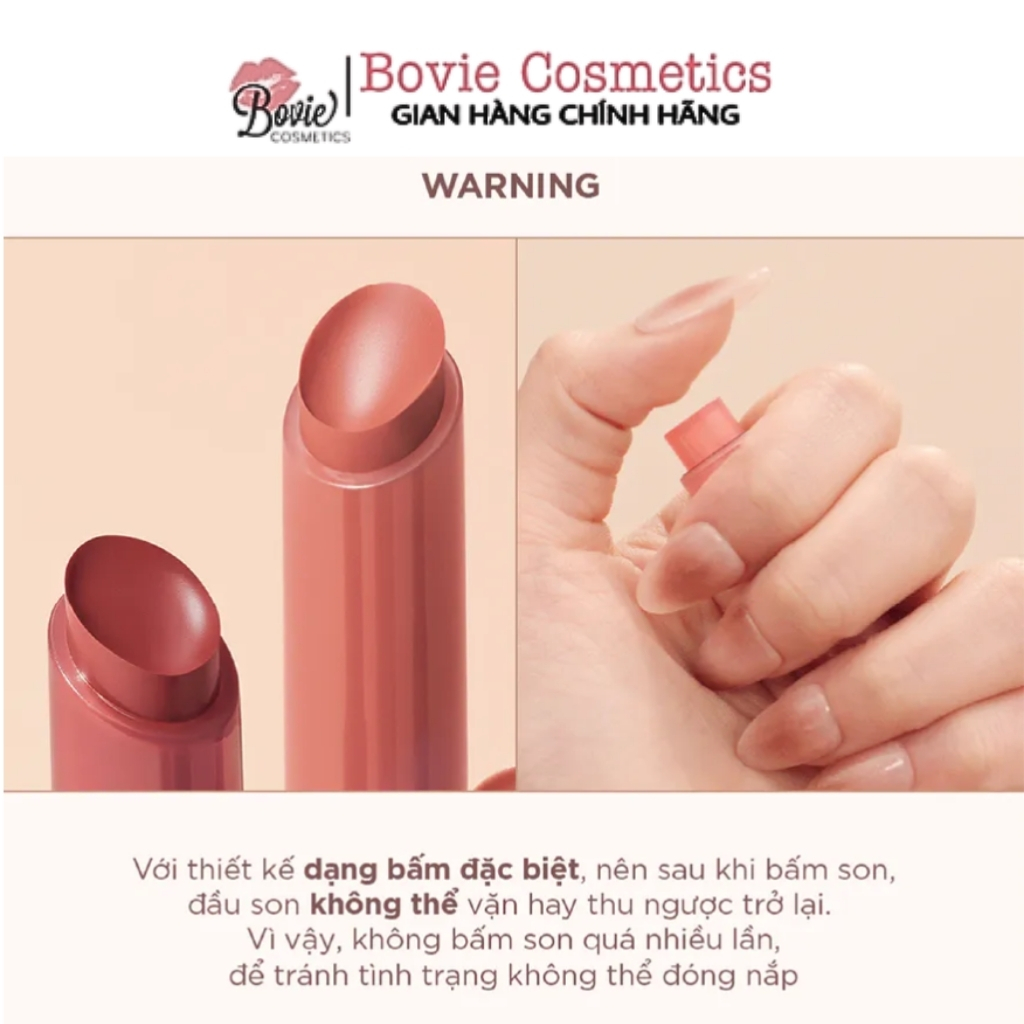 Son thỏi bấm mờ lì Lilybyred Milky Blur Fondue Bar 1.9g
