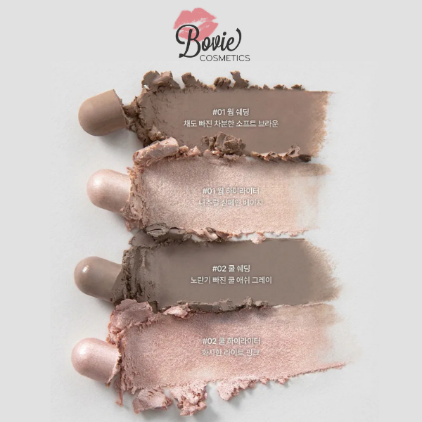 Tạo Khối + Highlight 2 Đầu Dạng Kem Too Cool Dual Contour Stick