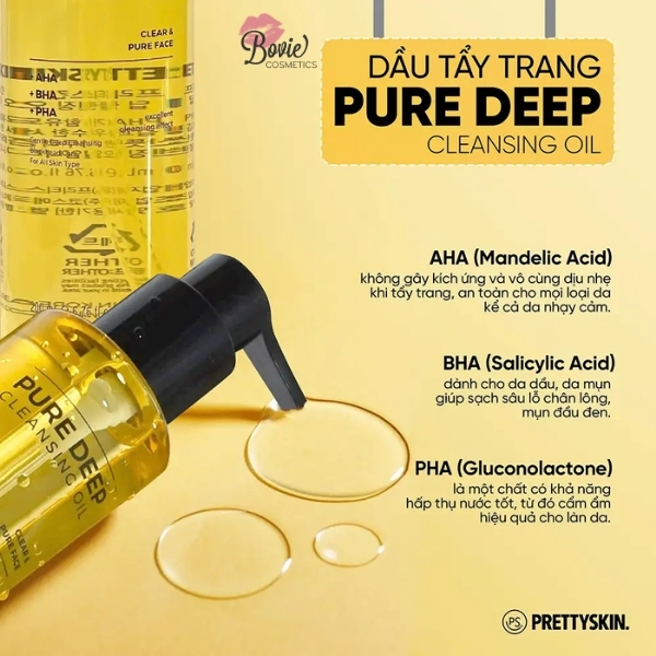 Nước Tẩy Trang Prettyskin Cho Da Nhạy Cảm, Da Treatment B5 Cleansing Water