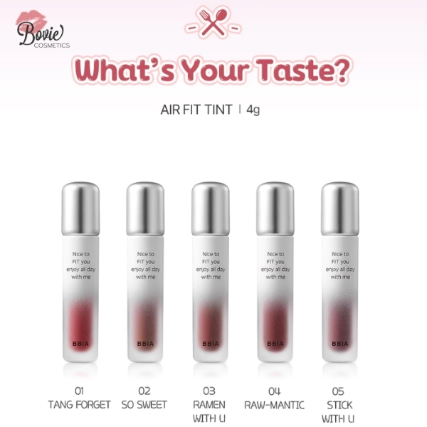 Son Tint Lì Bbia Air Fit Tint Mukbang Edition 4g