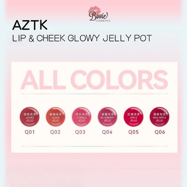 Son Đa Năng AZTK Lip&Cheek Glowy Jelly Pot