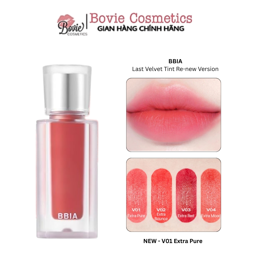 Son kem lì BBIA Last Velvet Tint ( Vỏ Mới )