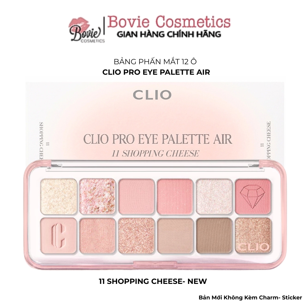 Bảng Phấn Mắt 12 Ô Clio Pro Eye Palette Air