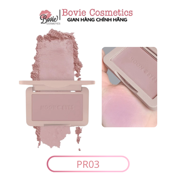 Phấn má hồng Moon Eyes / MoonEyes Color dạng bột mịn tạo khối trang điểm tự nhiên lâu trôi