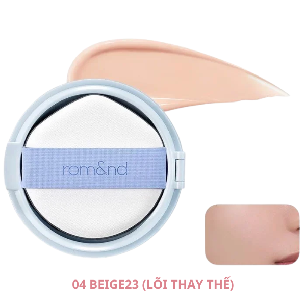 Phấn Nước Trang Điểm Che Phủ Tự Nhiên, Căng Bóng Thuần Chay Romand Bare Water Cushion SPF38/PA++++ 20g