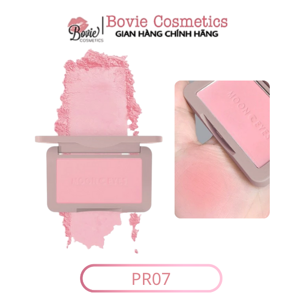 Phấn má hồng Moon Eyes / MoonEyes Color dạng bột mịn tạo khối trang điểm tự nhiên lâu trôi