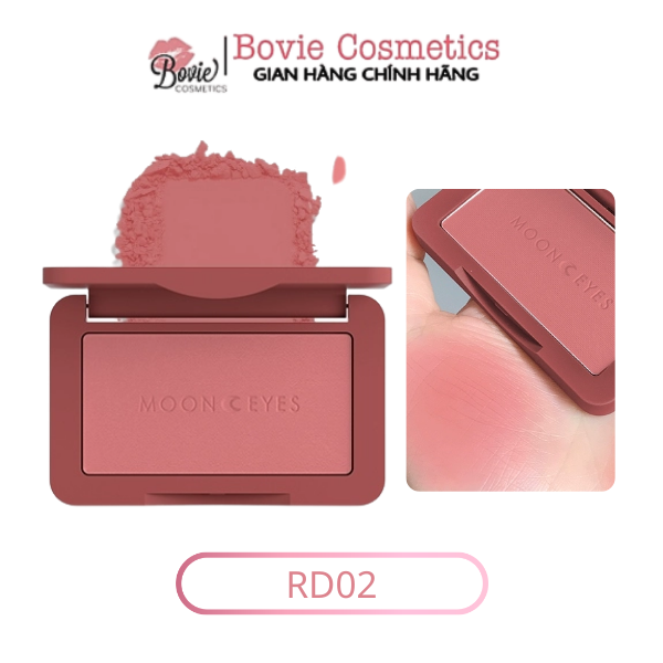 Phấn má hồng Moon Eyes / MoonEyes Color dạng bột mịn tạo khối trang điểm tự nhiên lâu trôi