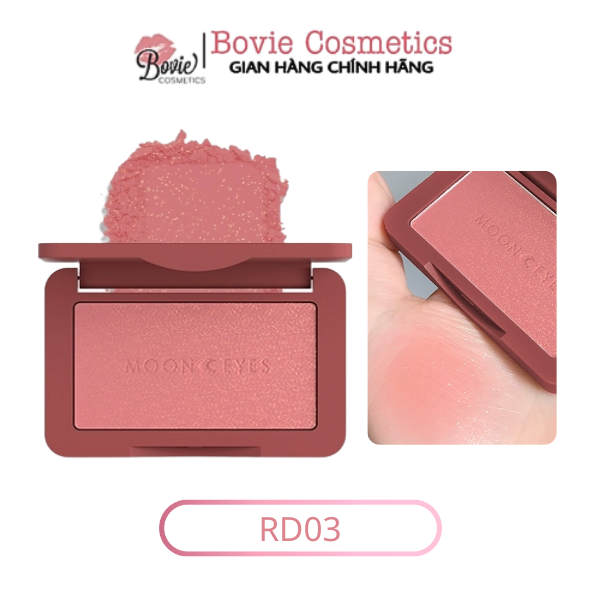 Phấn má hồng Moon Eyes / MoonEyes Color dạng bột mịn tạo khối trang điểm tự nhiên lâu trôi