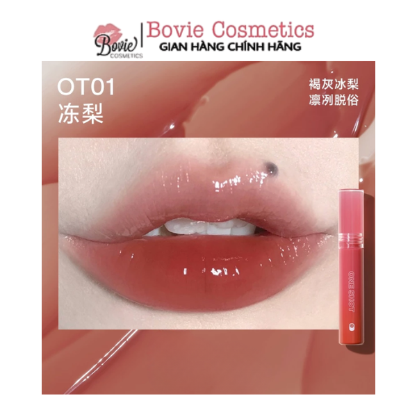 Son Tint Bóng INTO YOU Vỏ Đỏ ONE SHOT Độ Bóng Cao Lip Tint
