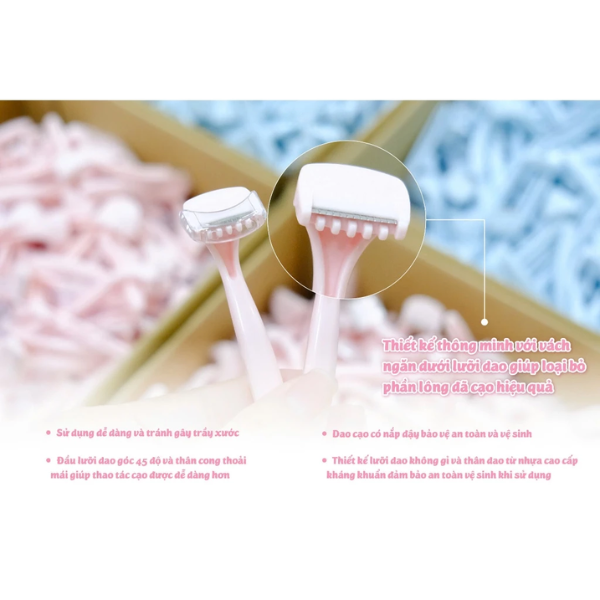 Set 2 Cái Dao Cạo Lông Toàn Thân, Vùng Kín Jary Body Razor